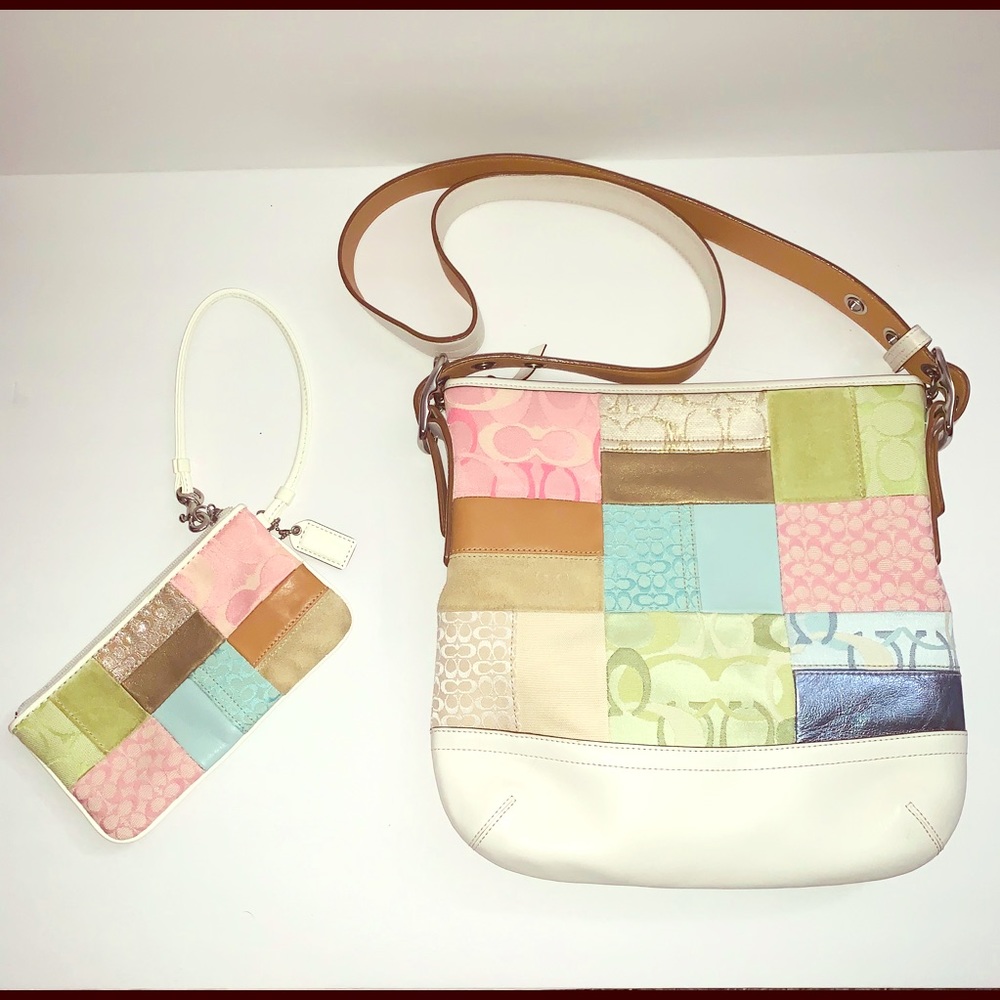 Coach Patchwork Set In Beautiful Condition - image 1